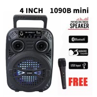 BK-1090Bmini - Wireless Bluetooth Karaoke Super Bass Speaker with Microphone